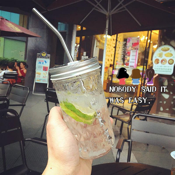 Diamond Lattice Mason Juice Cup