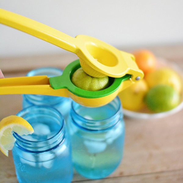 Aluminum Double Bowl Lemon Squeezer