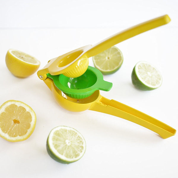 Aluminum Double Bowl Lemon Squeezer
