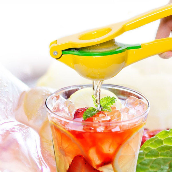 Aluminum Double Bowl Lemon Squeezer