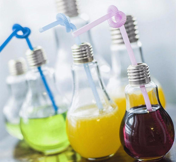 Milk Tea Glass Light Bulb